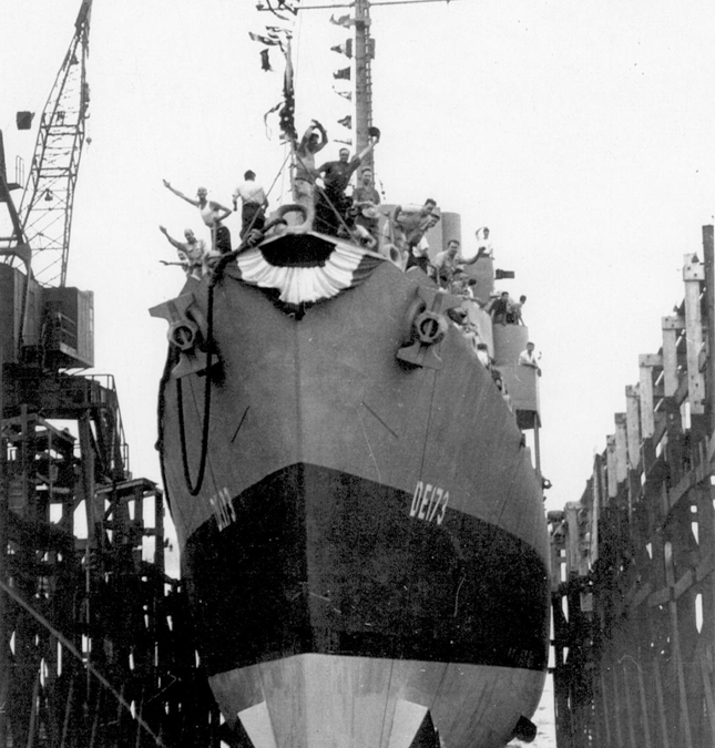 USS Eldridge DE-173 Launched