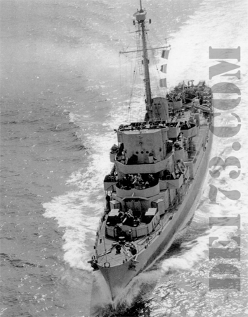 Eldridge DE173, 1944, April 25th Eldridge DE173, 1944, April 25th